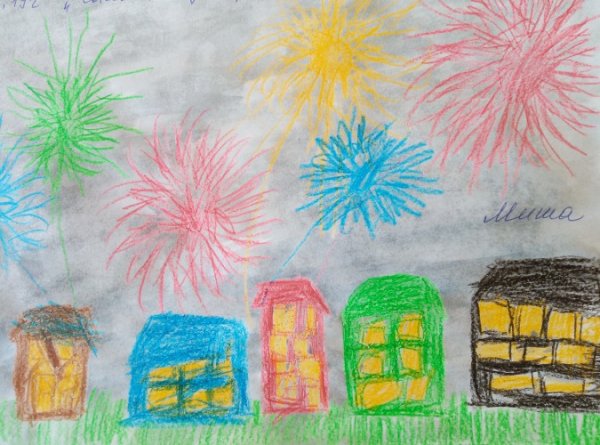 Сюжетная композиция салют Победы