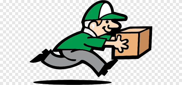 Курьер иллюстрация