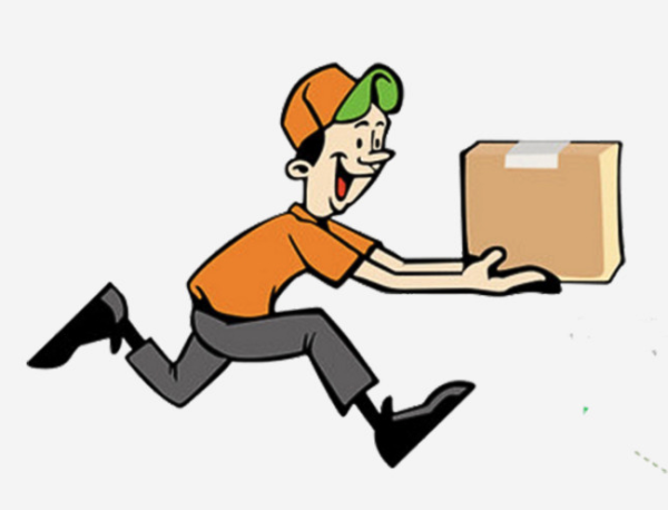 Курьер рисунок