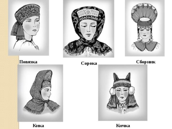 Кичка головной убор выкройка