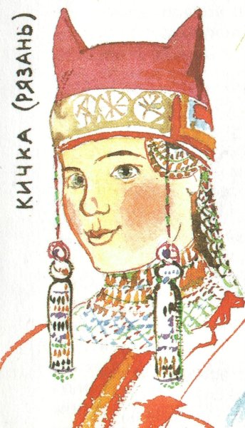 Старинный головной убор Кичка
