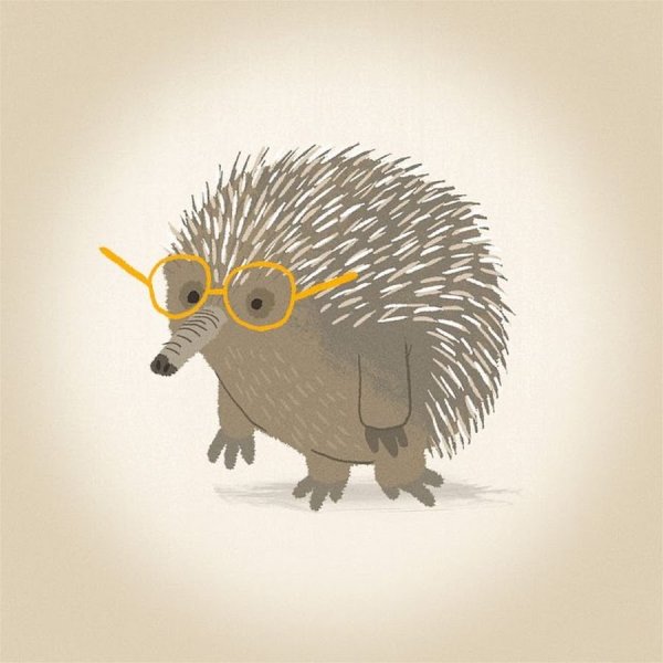 Ехидна мультяшная