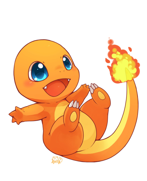 Покемон Чармандер и Пикачу