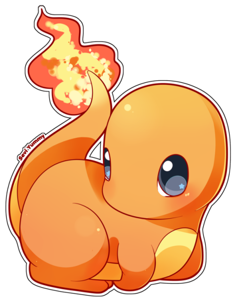 Покемон Чармандер арт