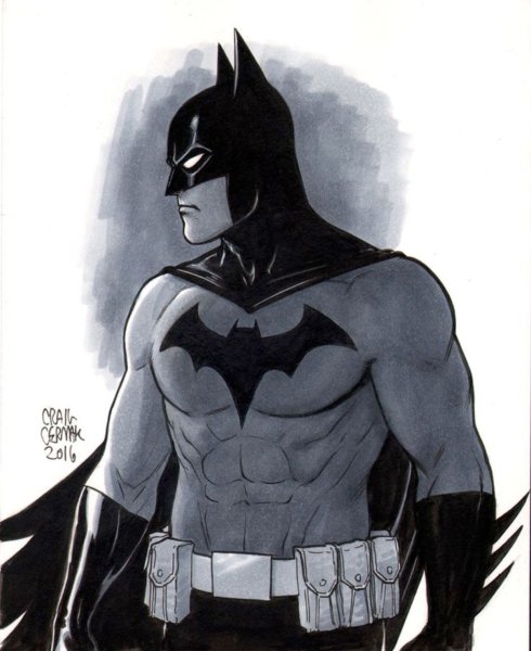 Рисунок Бэтмена