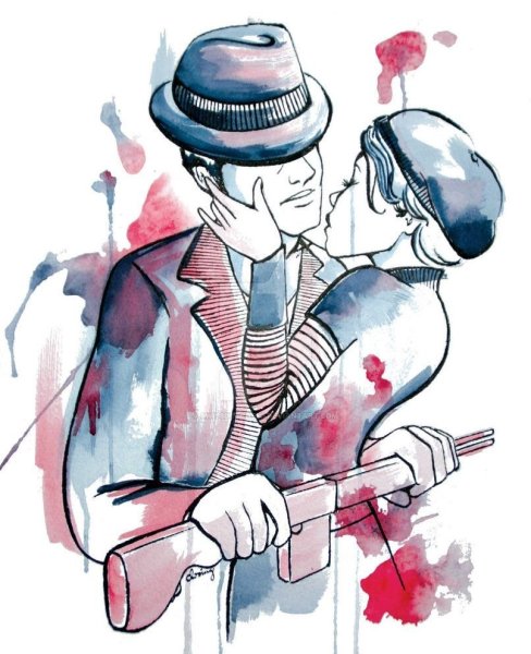 Бонни и Клайд гангстеры