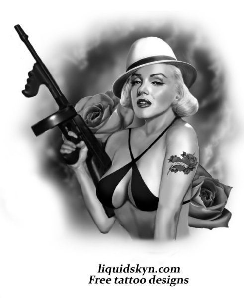 Мэрилин Монро гангстер