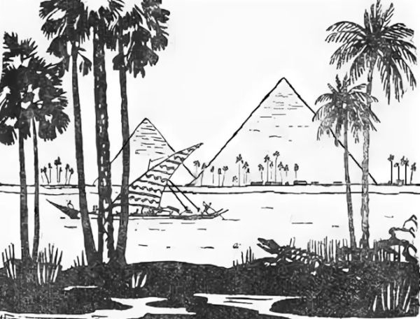 Древний Египет река Нил Папирус