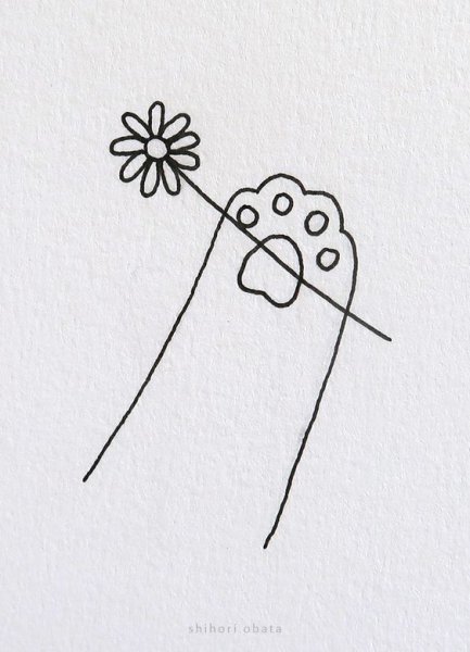 Лапки для срисовки