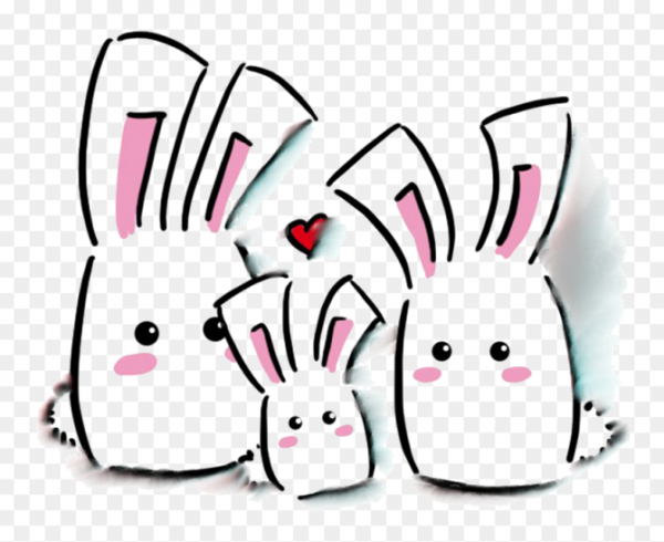 Картинки кролика для срисовки