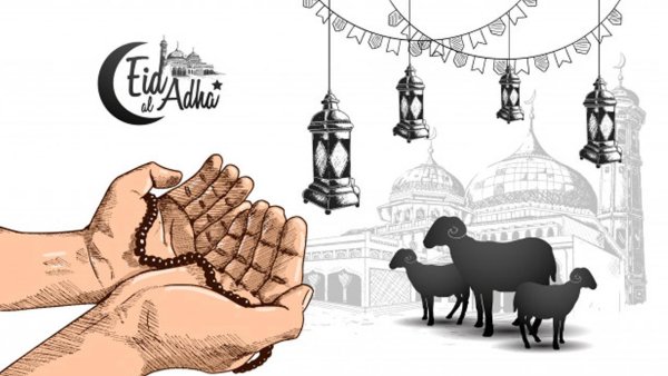 Рисунки на Курбан байрам карандашом