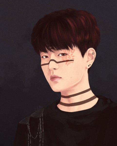 Stray Kids арт Сынмин