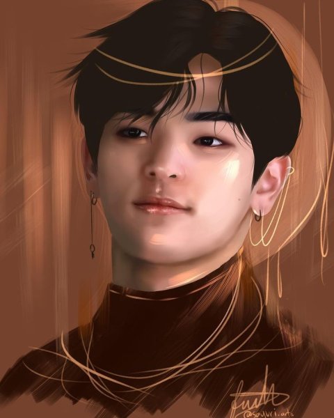 Минхо арт Stray Kids