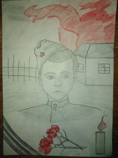 И-16 самолет рисунок