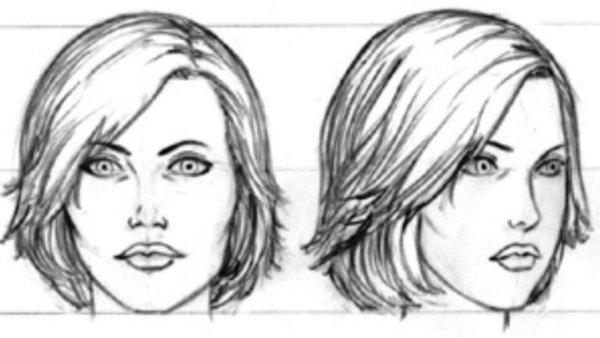 Схематичное рисование лица