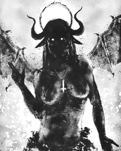 Символ сатаны Бафомет