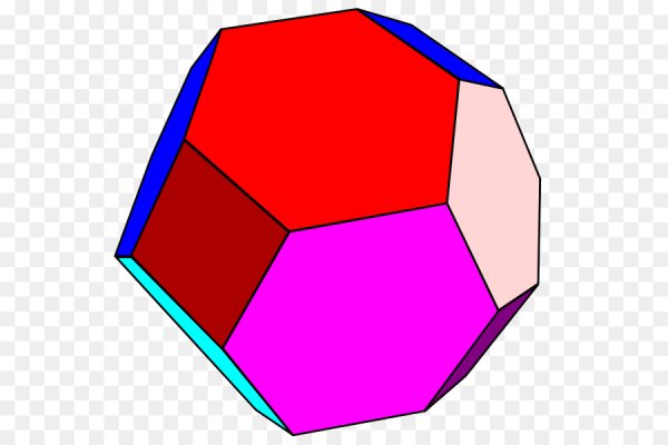 Додекаэдр чертеж