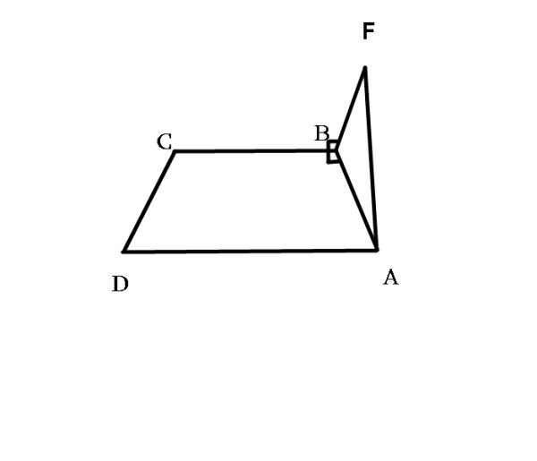 Трапеция в которой BC перпендикулярно ab