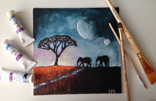 Акриловые краски для рисования