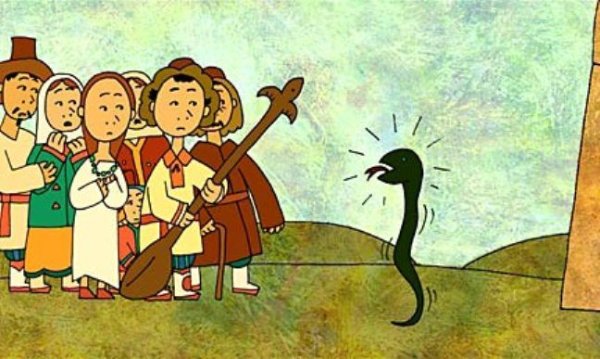 Гора самоцветов Птичья нога Башкирская сказка