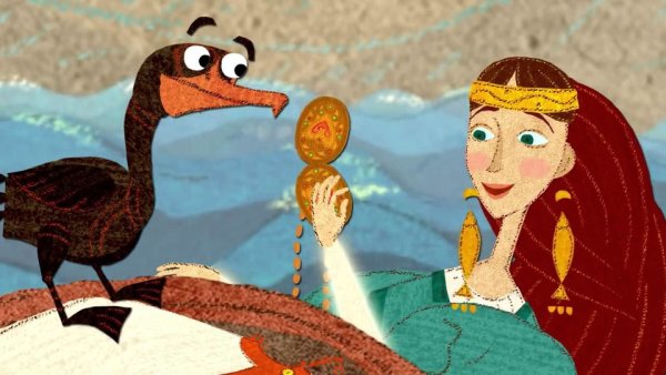 Гора самоцветов по колено ноги в золоте