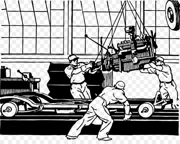 Завод раскраска