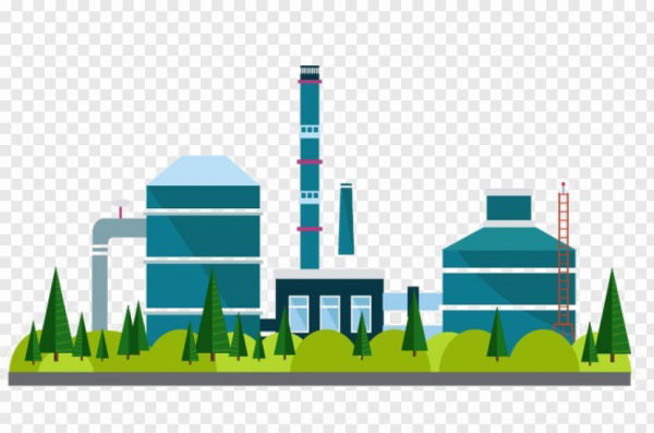 Завод векторное изображение