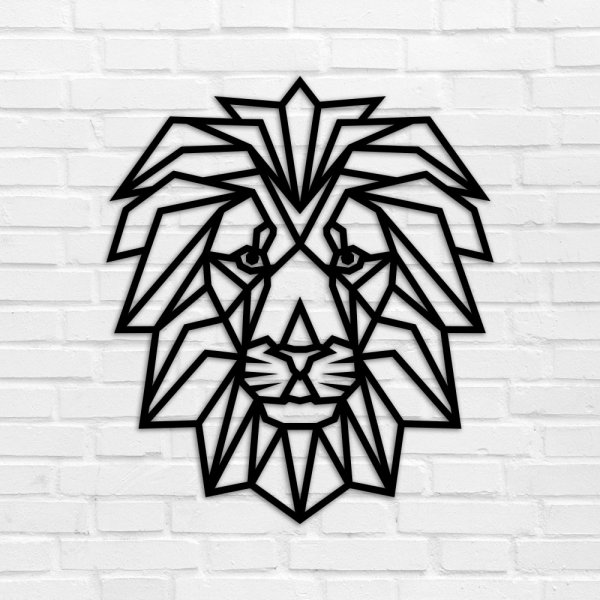 Геометрическая голова Льва