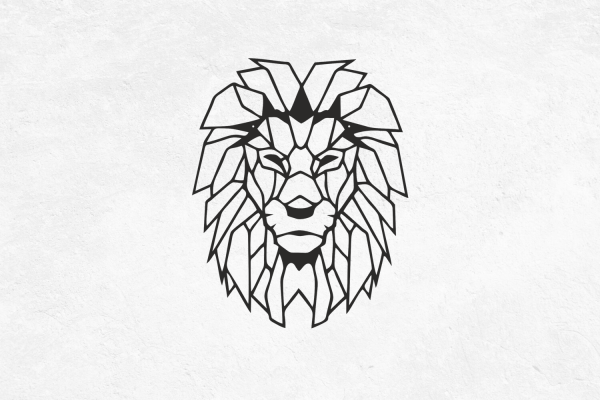 Геометрическая голова Льва