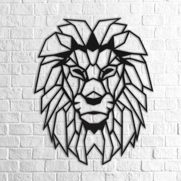 Геометрическая голова Льва