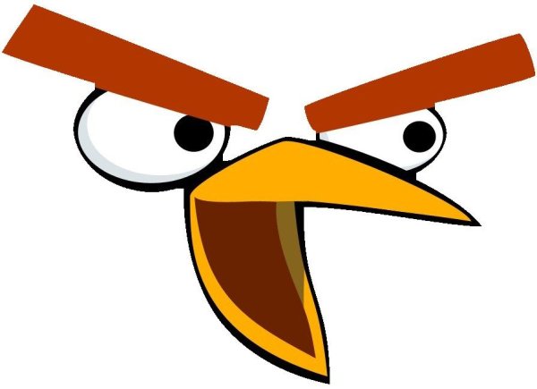 Глаза и клюв Энгри бердз