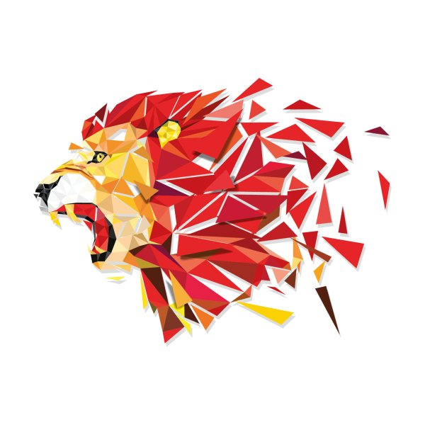 Полигональный Лев