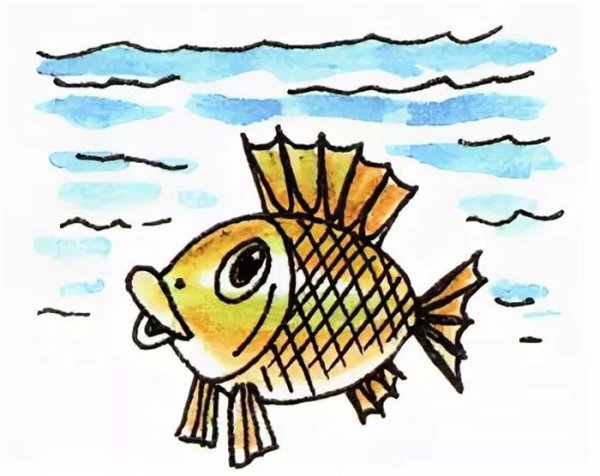 Ёрш рисунок для детей