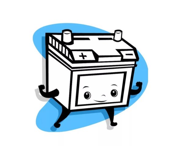 Мультяшный аккумулятор