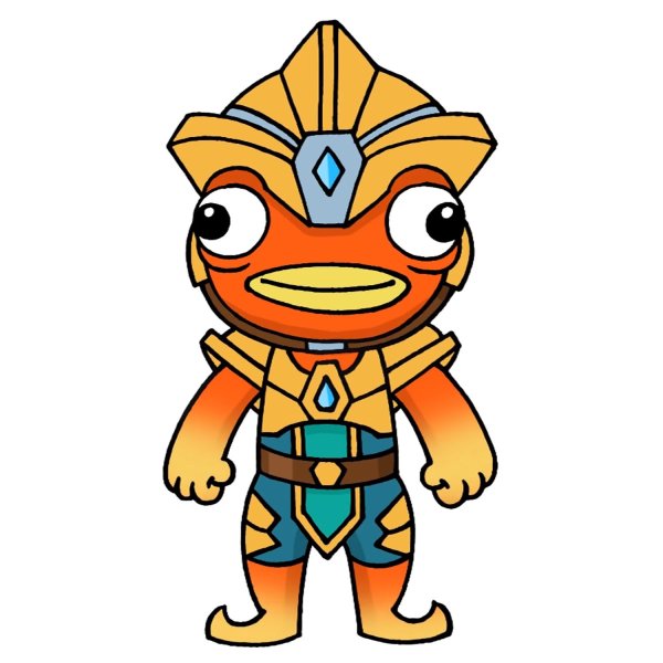 Раскраски ФОРТНАЙТ карась