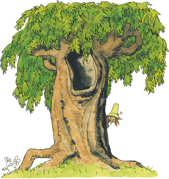 Сказочное дерево с дуплом