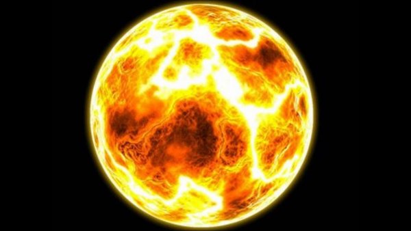 Огненный шар вектор