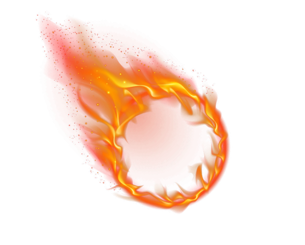 Летящий Огненный шар