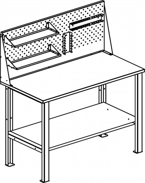 Верстак столярный чертеж металл