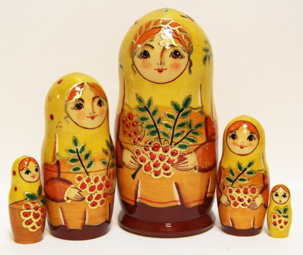 Воронежская Матрешка рисунок