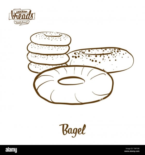 Лепешка Векторная