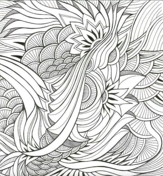 Раскраски сложные