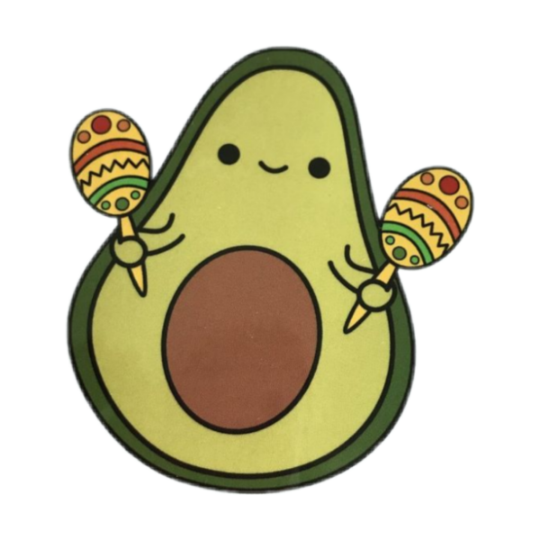 Мультяшный Авокадик