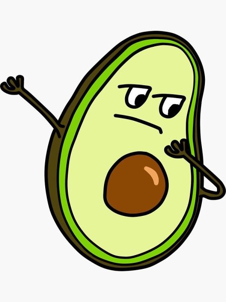 Стикеры авокадо