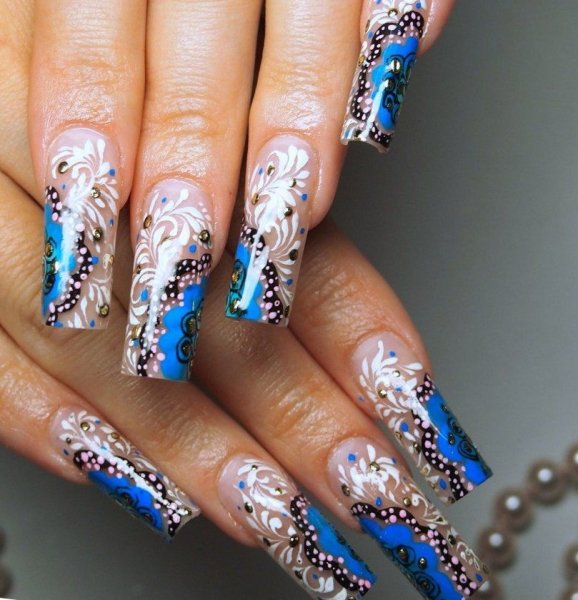 Красивые нарощенные ногти