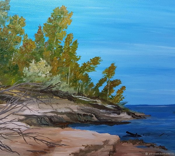 Живопись Сургут река Обь