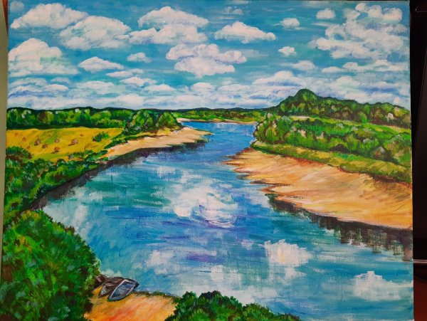 Река Ветлуга рисунок