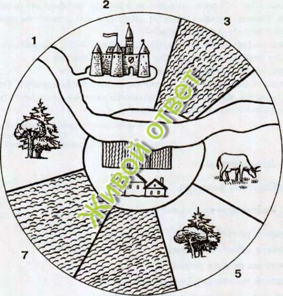 Средневековая деревня феодальное поместье