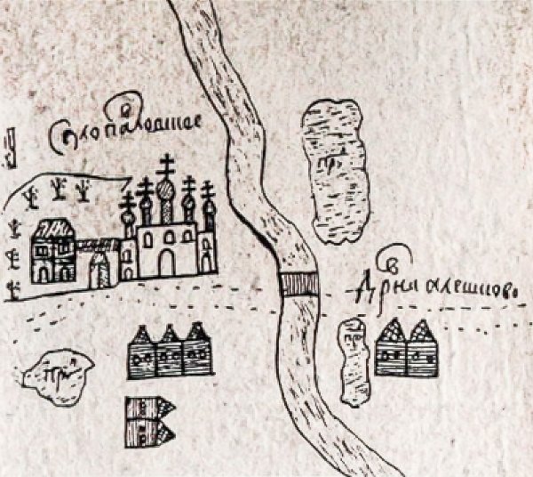 Господский двор в средневековой деревне