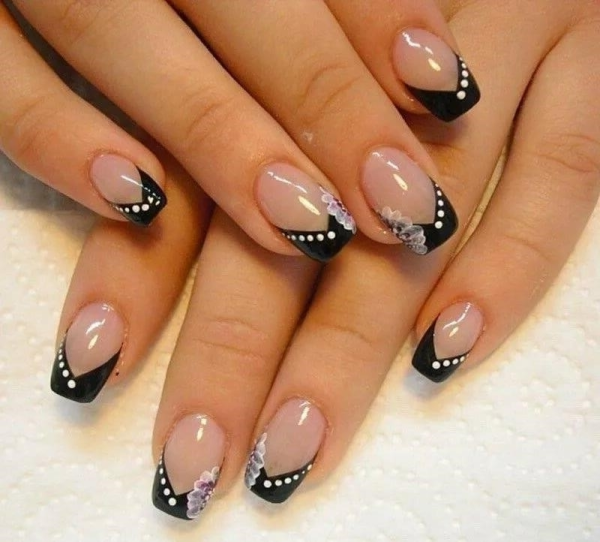 Шеллак черный френч